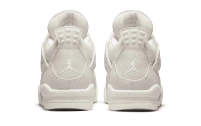 Cheap Retro Air Jordan Canvas DQ4909-100 4 Blank 0806